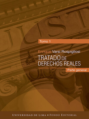 cover image of Tratado de derechos reales
